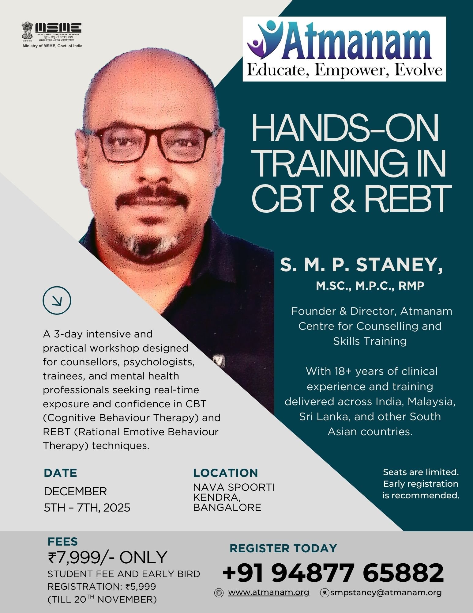 Red and White Modern Business Webinar Flyer